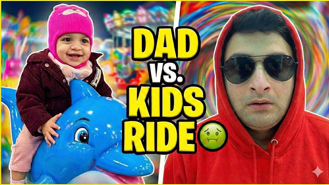 DAD Gets SICK on a KIDS Ride? 🤢😂 | The Oddy Show 