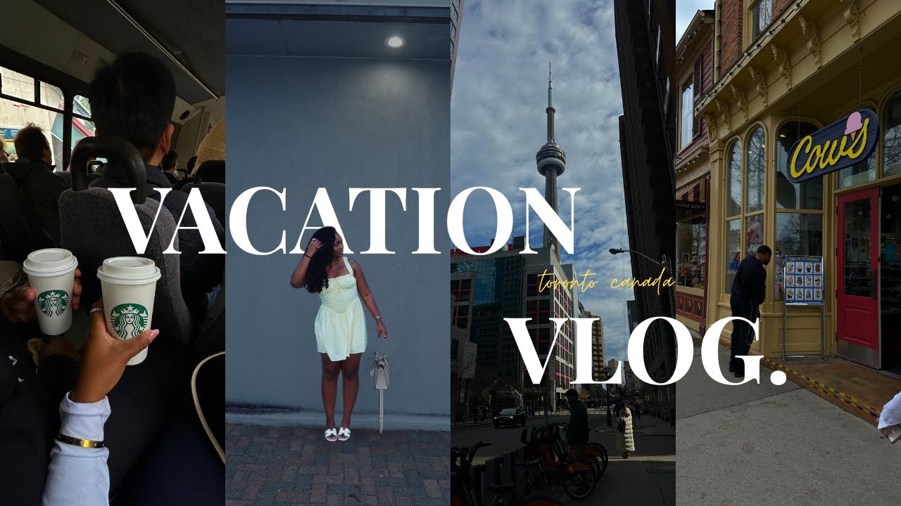 travel VLOG | ✈️ exploring Toronto & niagara falls + the best food