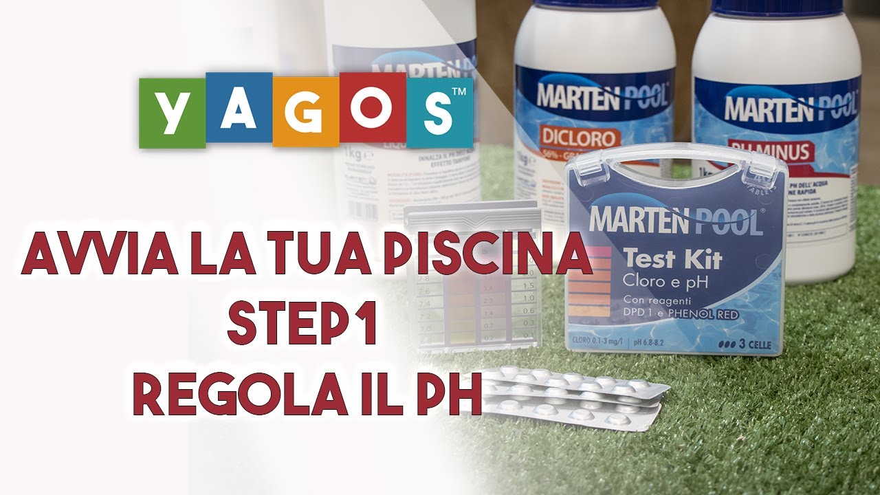 Come avviare una piscina? Controllo gestione pH - Yagos.it