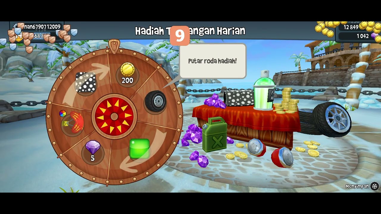 Bermain🎮 bb racing 2 balapan menggunakan El zipo  ahirnya sungguh tidak terduga 😁