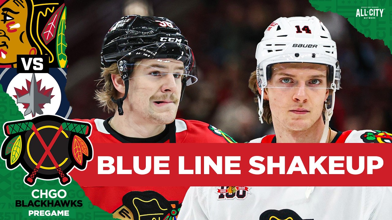 BLACKHAWKS PREGAME: Can Chicago's Defensive Shakeup DELIVER a Win vs Winnipeg? | CHGO Blackhawks