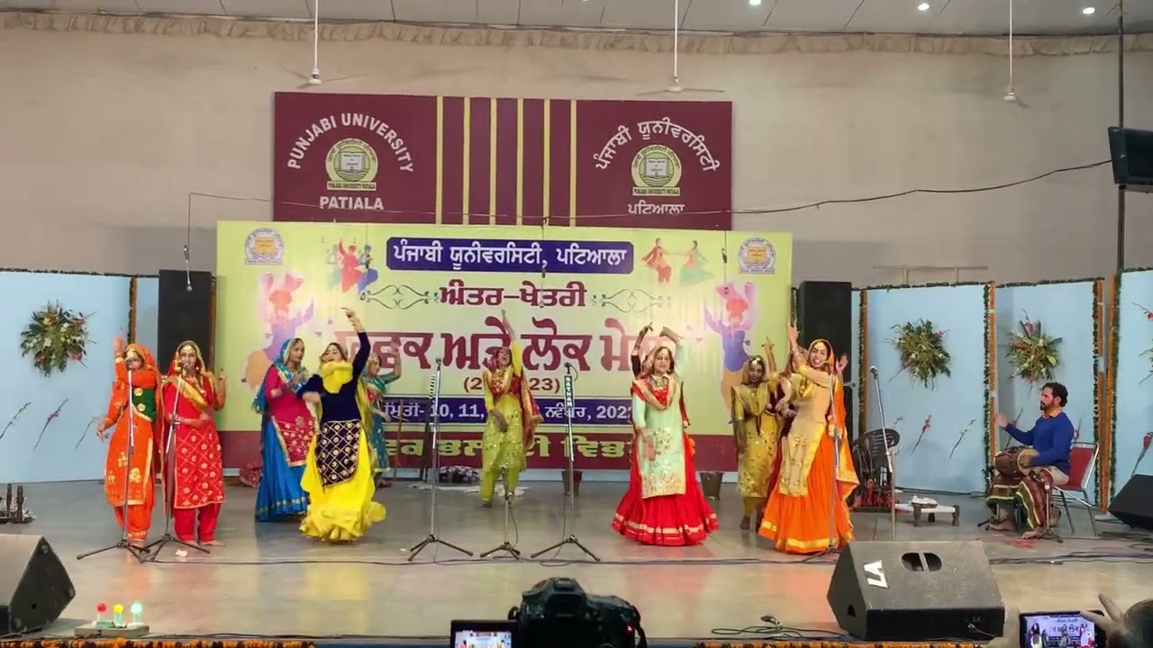 Gidha performance||#youthfest2022 || TVC GAJJAN MAJRA || PUNJABI UNIVERSITY PATIALA||