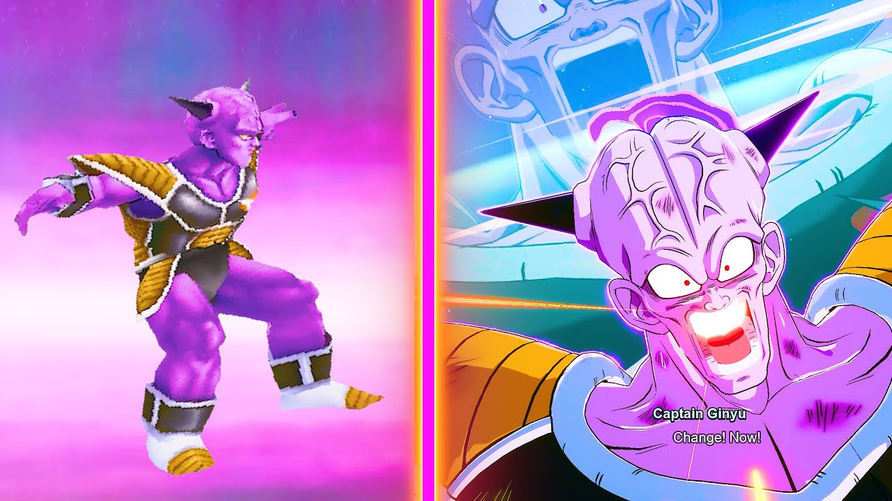 ИЗМЕНЕНИЕ ТЕЛА Капитана Гинью 1995 ГОДА В DRAGON BALL: SPARKING! НОЛЬ