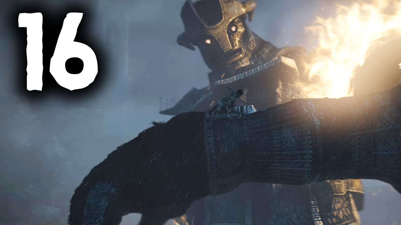 Shadow of the Colossus PS4 16th Colossus Gameplay Walkthrough - Malus