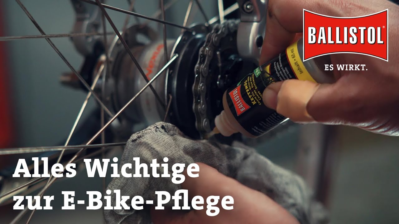 BALLISTOL Tutorial-Serie zur Fahrradpflege - Teil 3: E-Bike-Pflege