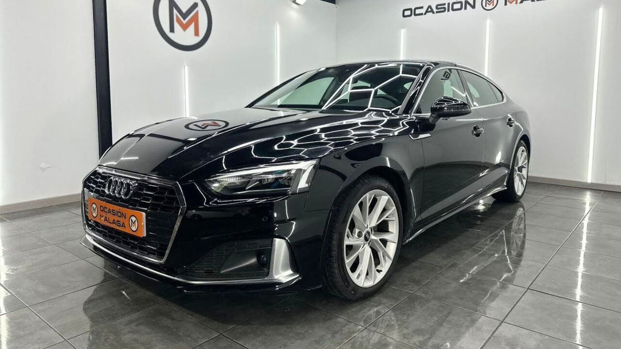AUDI A5 SPORTBACK 2.0TDI de 02/2022 con 163Cv y 198.600 km certificados.