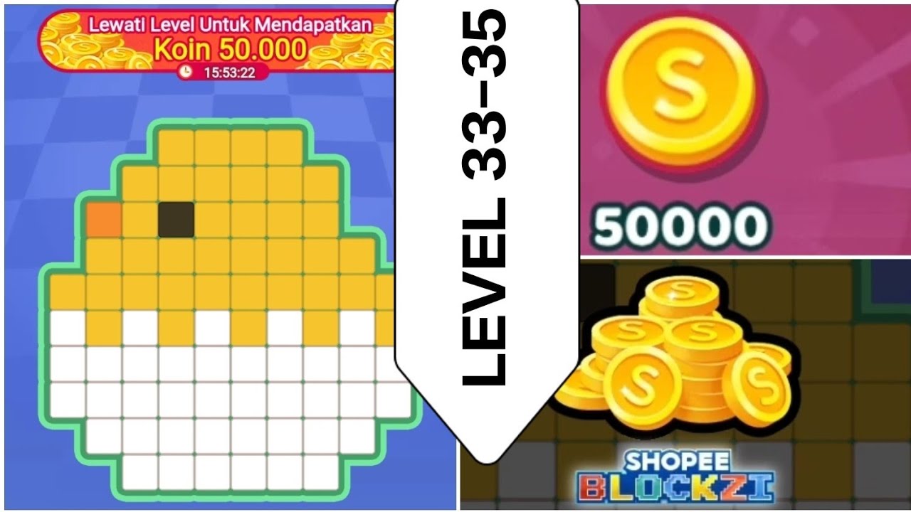 33-35 /79 shopee blockzi puzzle menang 50k 