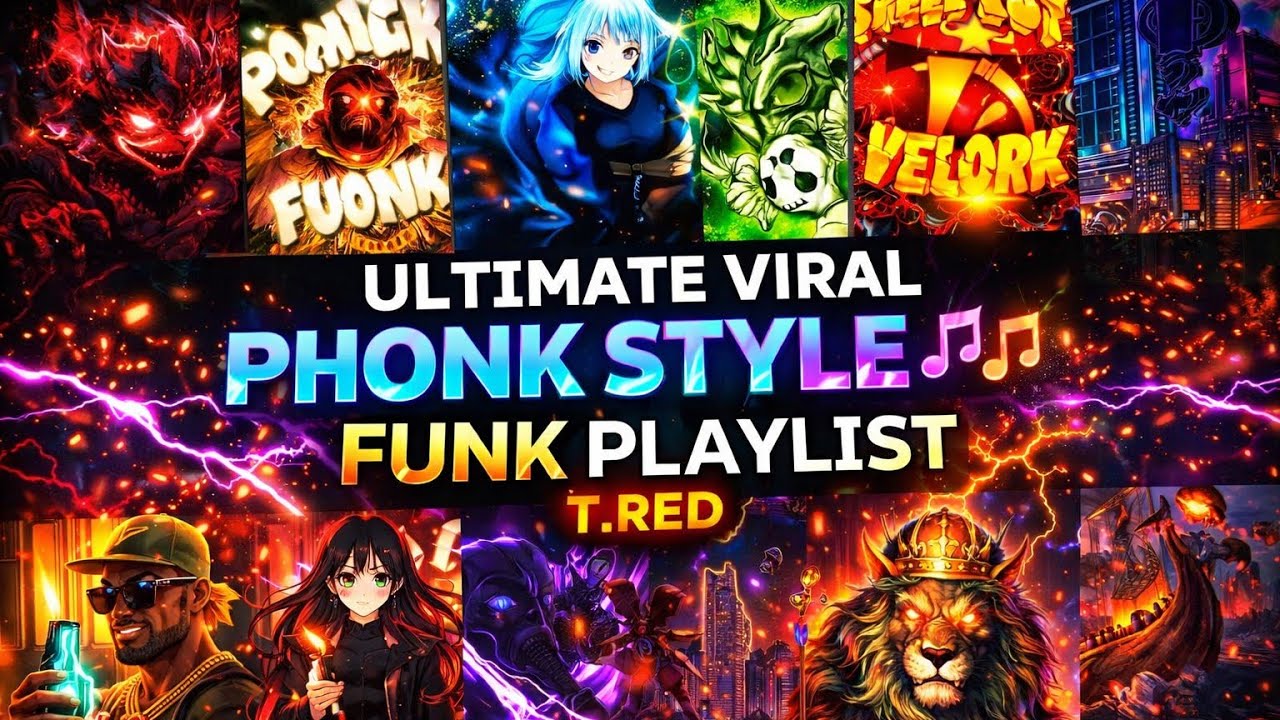 ULTIMATE VIRAL PHONK STYLE🎶FUNK PLAYLIST 2026🔥T.RED