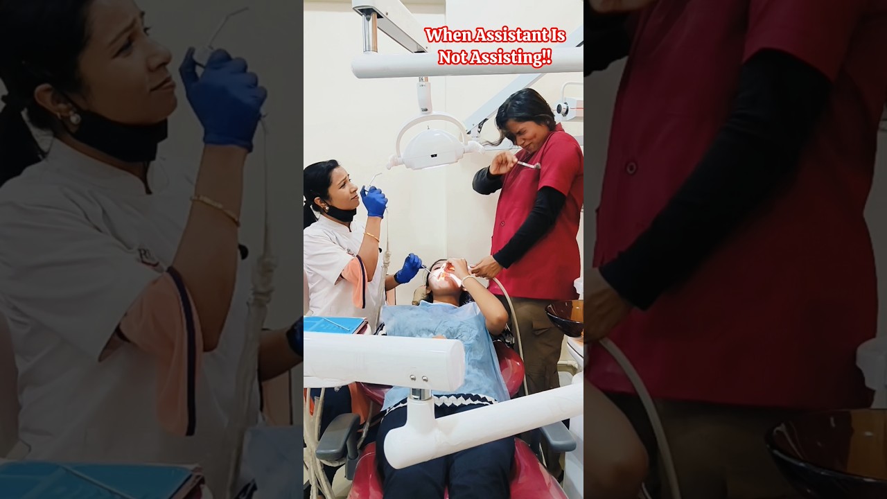 Yeh To Gayi Ab🥺🫣 #trending #youtubeshorts #shortsfeed #shorts #dentist #assistant #doctor #dentistry