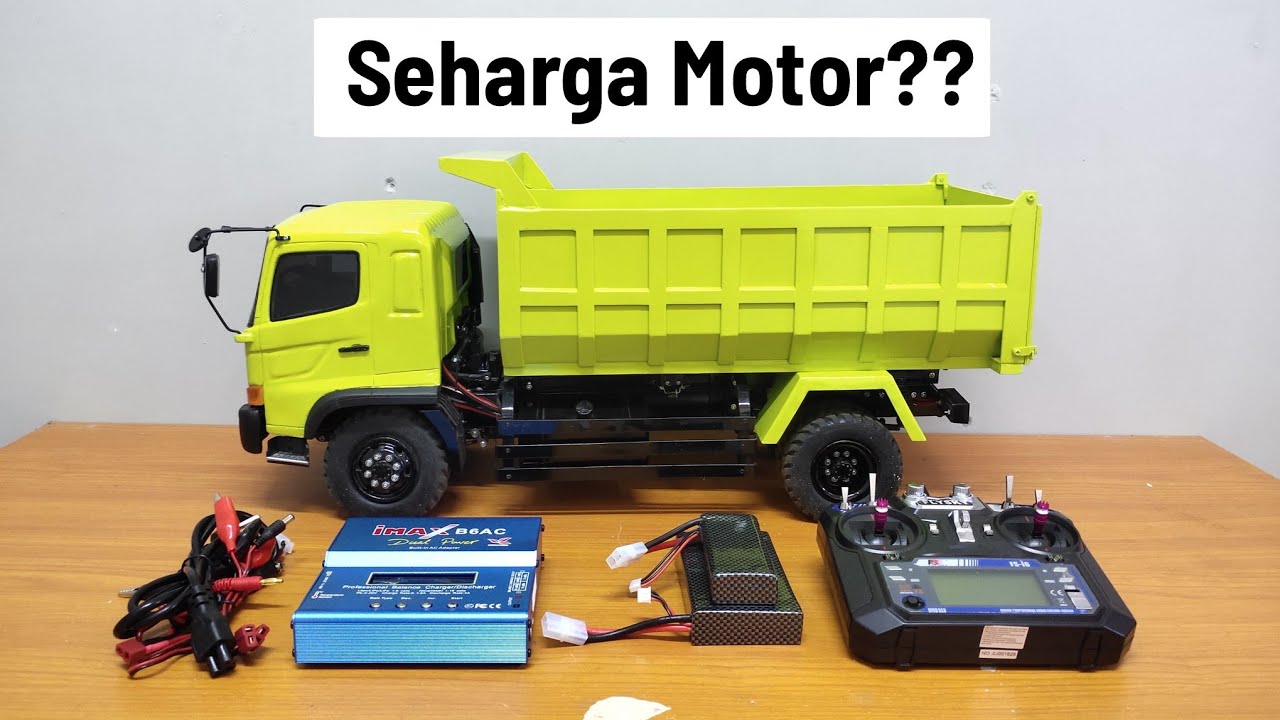 REVIEW RC TRUCK DUMP HINO 500 4x2 1/12 HANDMADE by @Eli Hamdihiz