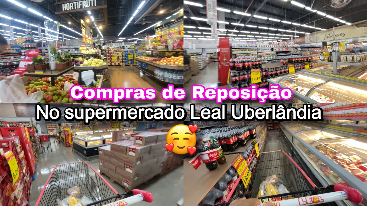 Compras de Reposição no Supermercado Leal Uberlândia 🛒|| lavando roupa na Máquina e tanquinho 