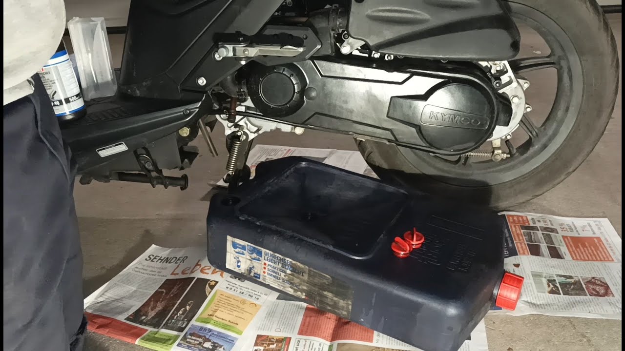 Kymco Super 8 R 50i ÖL Wechsel