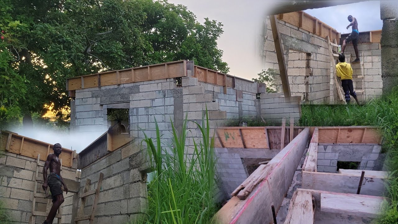 House project update | boarding up the belting  and ready to cast happy emancipation day jamaica🇯🇲✊🏾