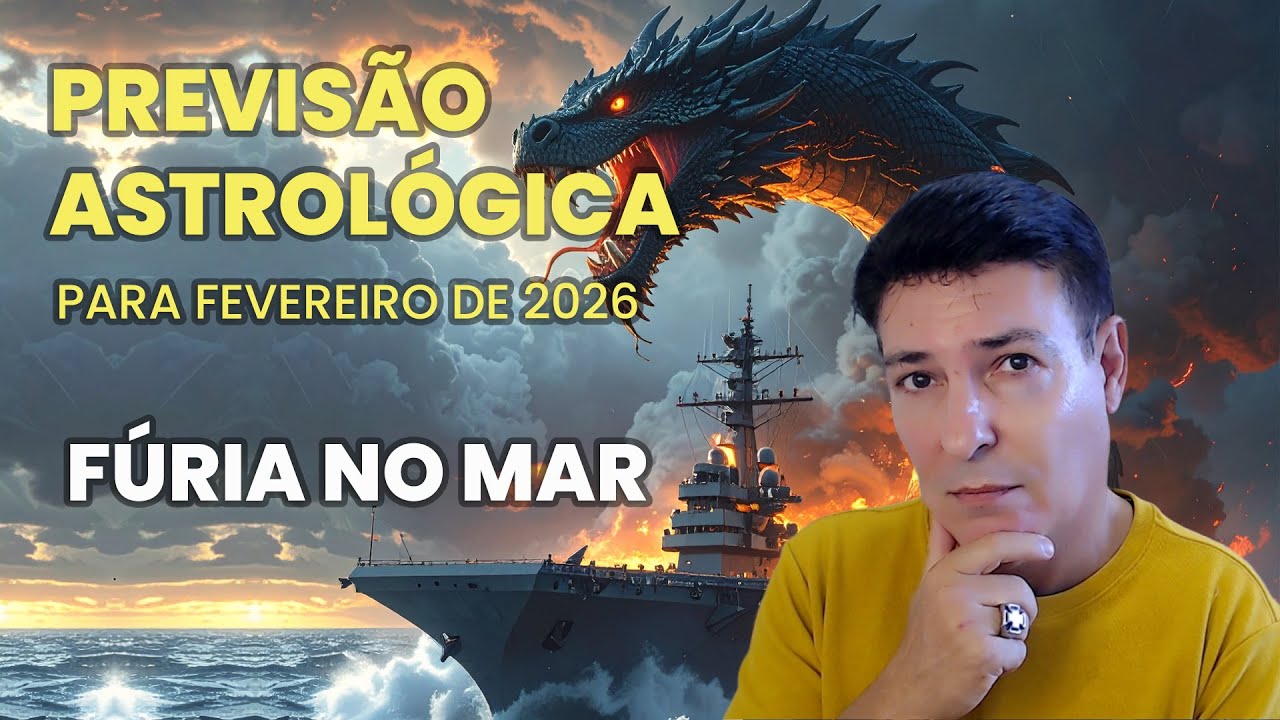 PREVISÃO ASTROLÓGICA (FEVEREIRO DE 2026) - FÚRIA NO MAR