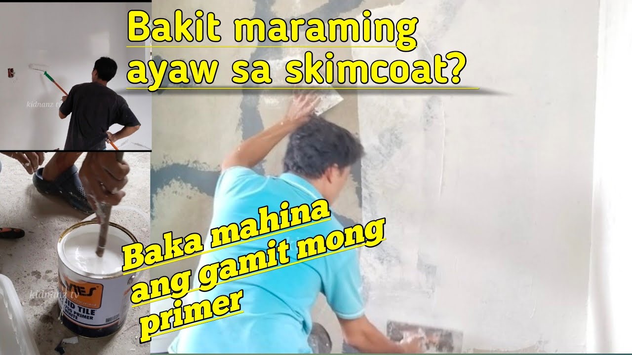 Rough wall skimcoating ideas gamit ang davies mondo sk-1 skimcoat