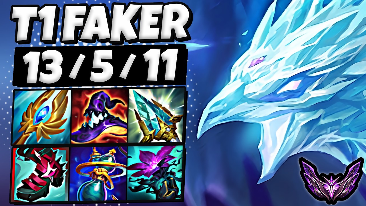 T1 Faker Anivia vs Cho'Gath [ MID ] Patch 26.3 Ranked Korea