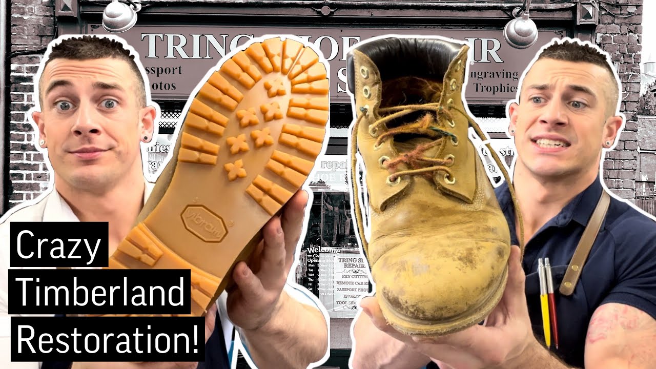 30-ЛЕТНИЕ БОТИНКИ TIMBERLAND ВОССТАНОВЛЕНЫ! // Переработанные нубуковые ботинки