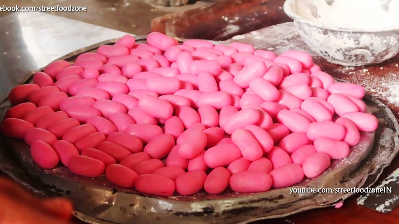 Pink Rasgulla Sweet Making | Pink Cham Cham | Rasgulla Recipe | Bengali Sweet | How it's Made?