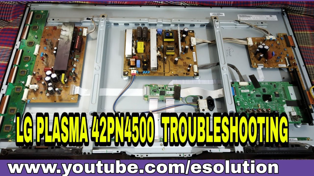 Lg plasma 42pn4500 t a troubleshooting