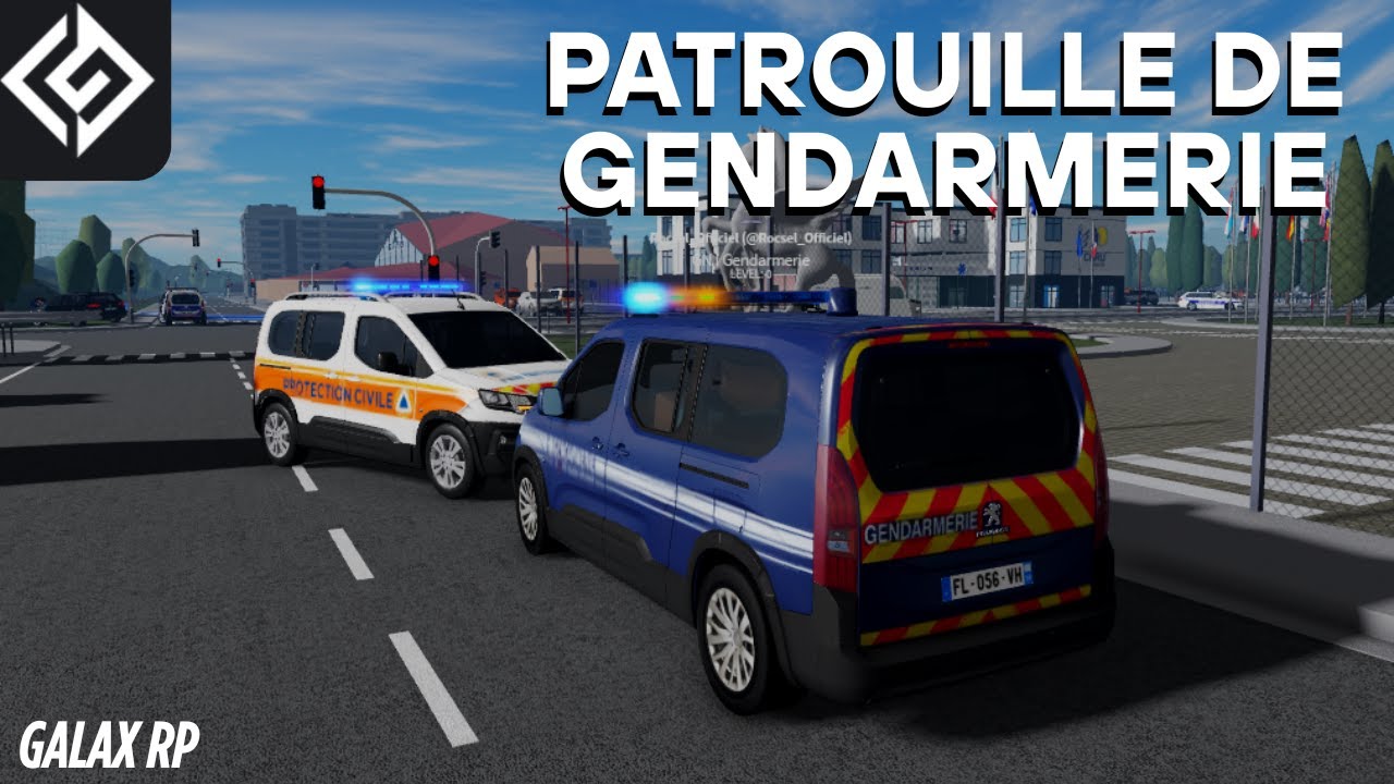 Patrouille GENDARMERIE sur Galax RP ! (Accidents, contrôles,...)