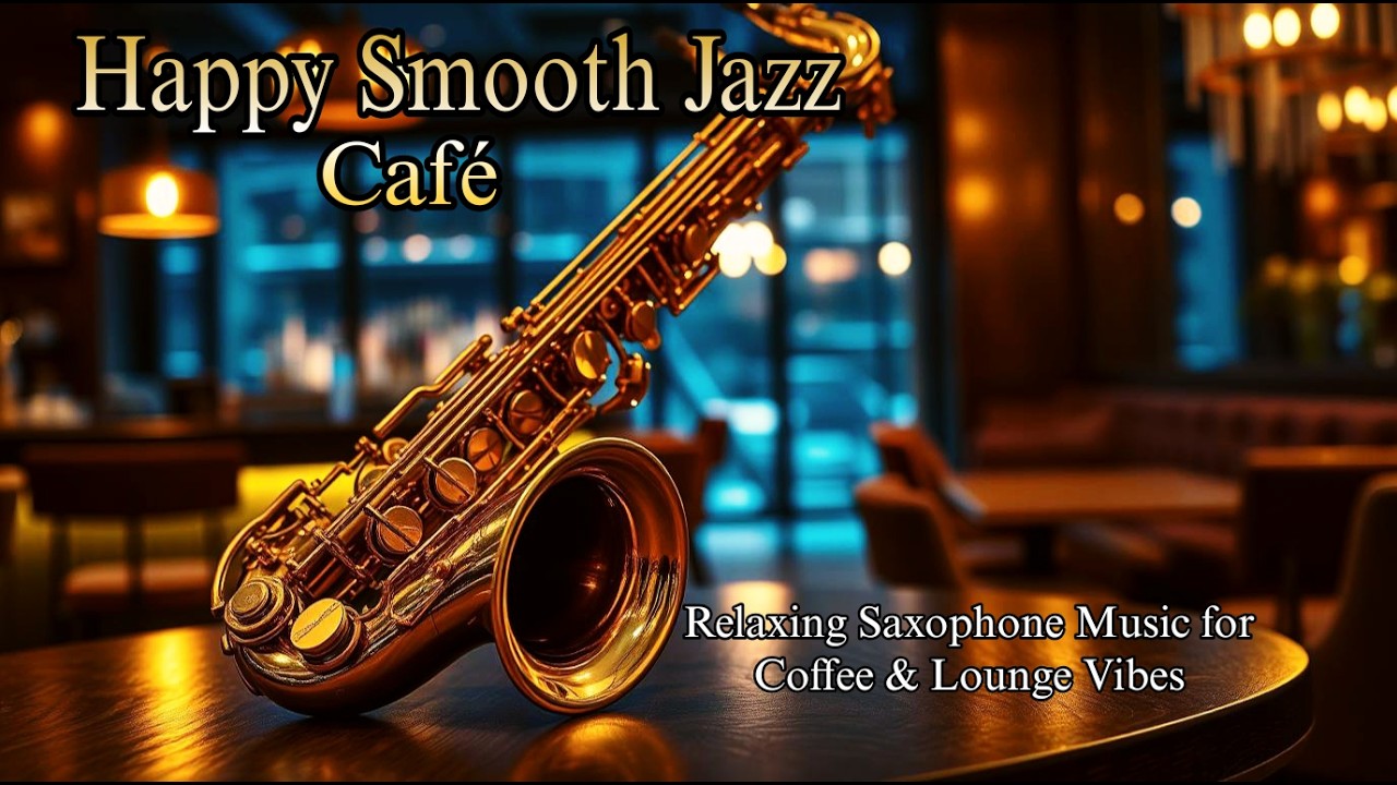 Happy Smooth Jazz Café 🎷 Relaxing Saxophone Music for Coffee & Lounge Vibes @RelaxingJazz-03