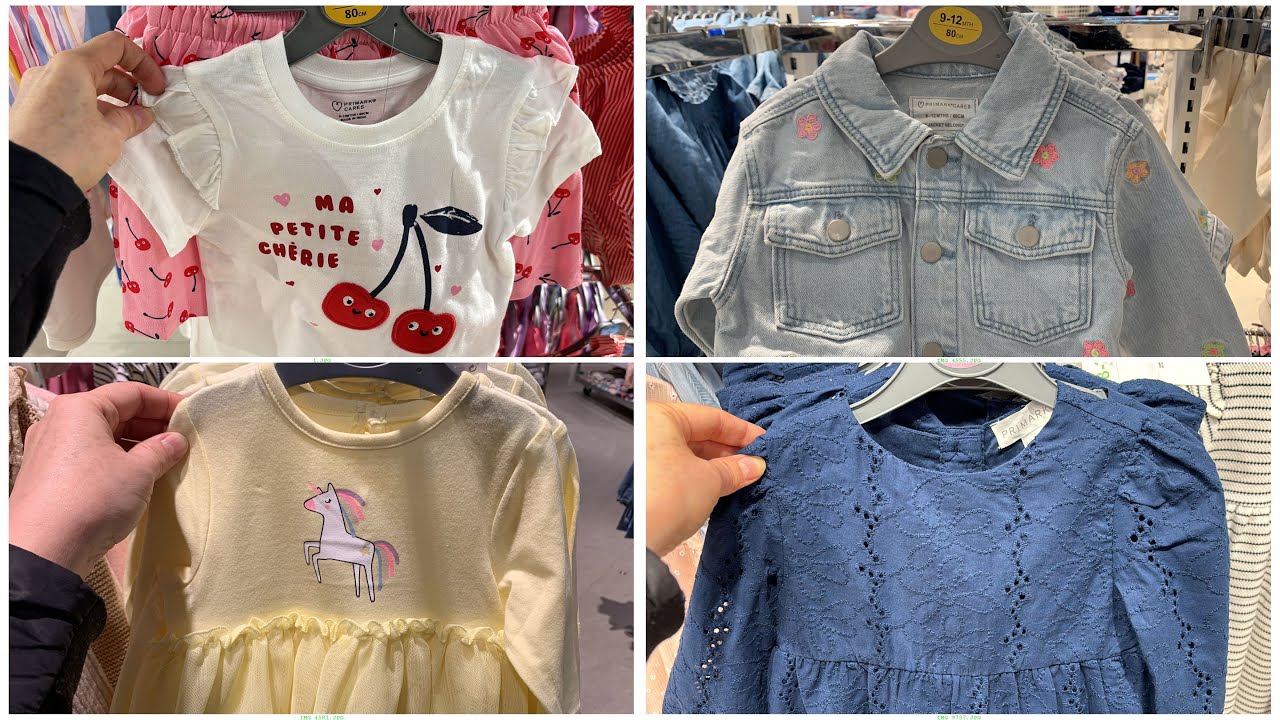PRIMARK BABY GIRLS 0 TILL 36 MONTH NEW COLLECTION, February, 2024