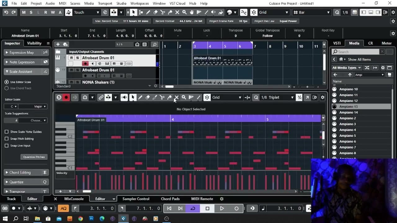 HOW TO MAKE AMAPIANO BEAT ON CUBASE 12 EASILY