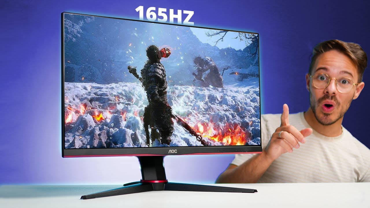 O Melhor MONITOR GAMER barato? AOC Gaming HERO 165hz vale a pena?