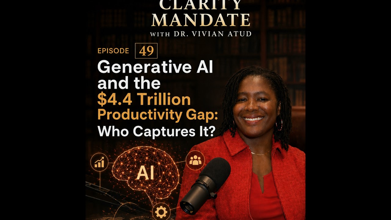 Generative AI and the $4.4 Trillion Productivity Gap: Who Captures It?