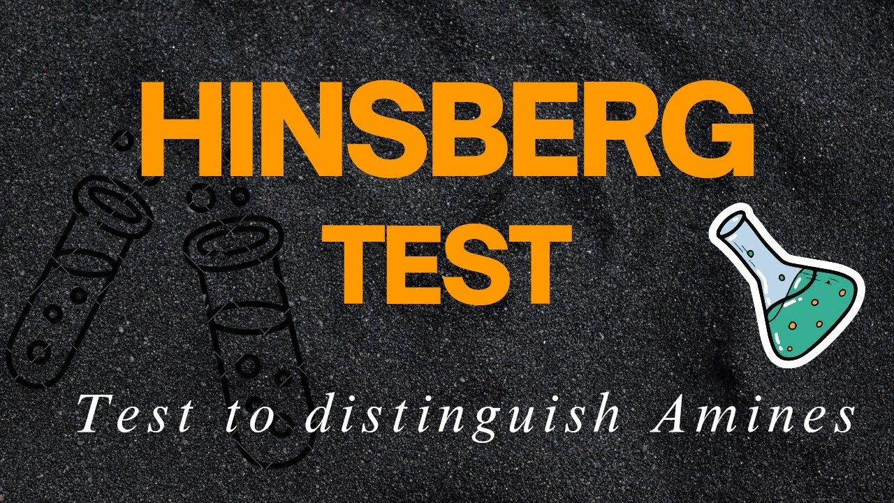Hinsberg Test| Test to distinguish between primary, secondary, Tertiary amines| Hinsberg’s Reagent