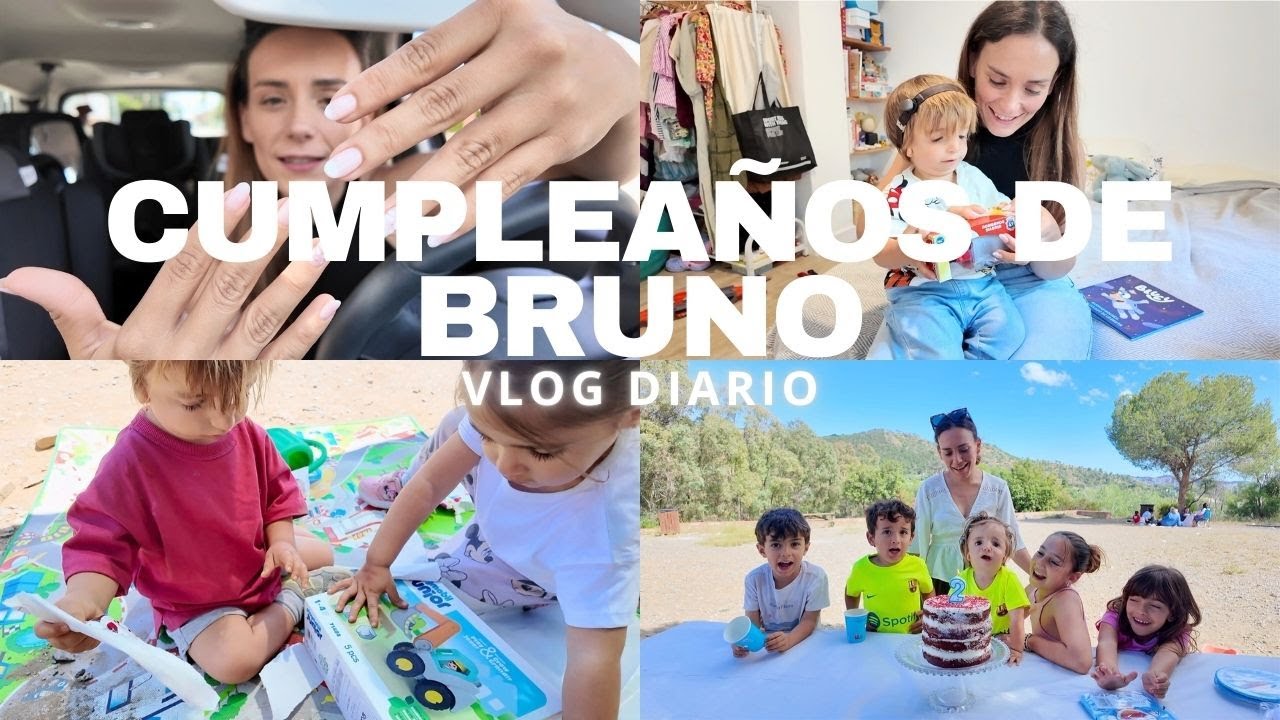 CELEBRAMOS el CUMPLEAÑOS de BRUNO 🥳 MI NUEVA MANICURA 💅 ABRIMOS PAQUETE de UNA SEGUIDORA 🎁 #vlog