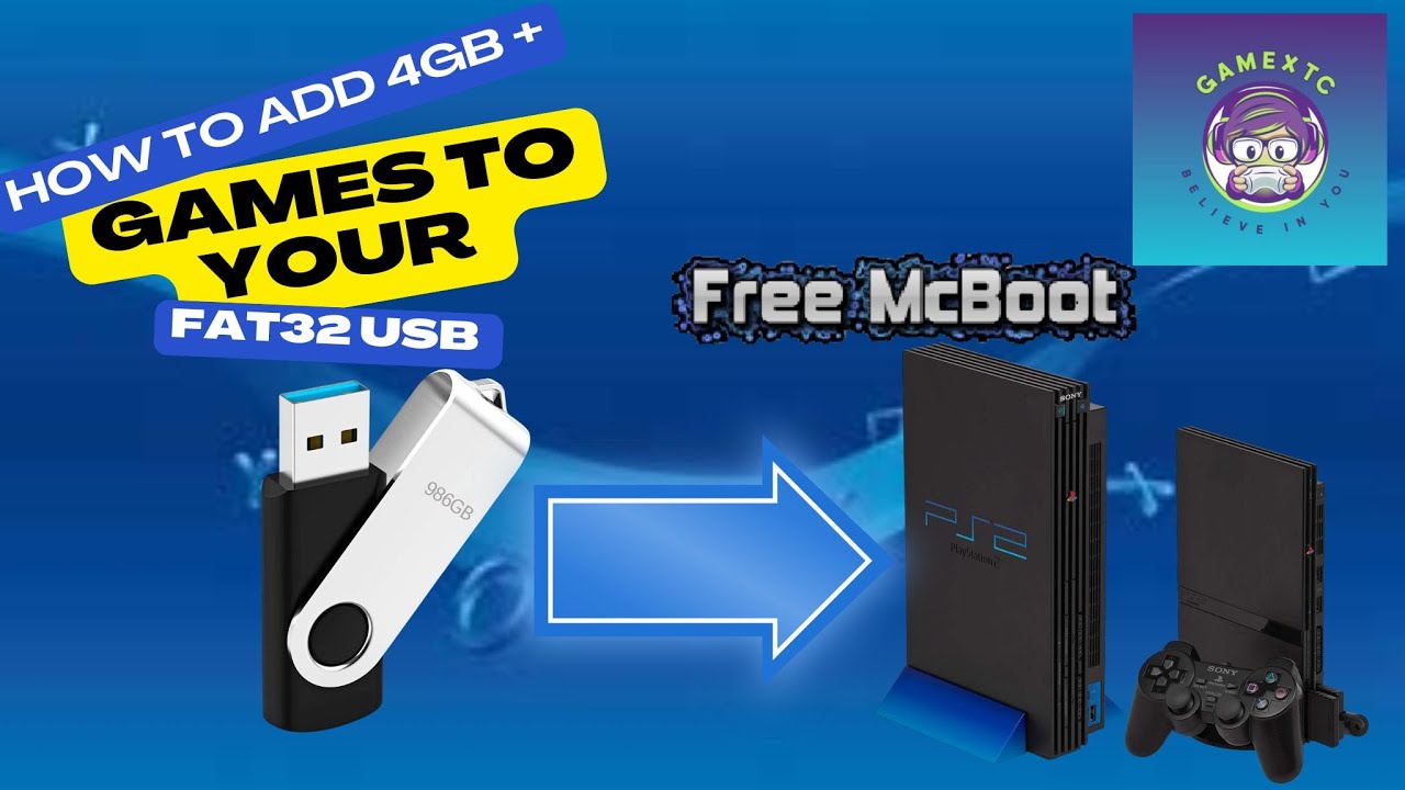 Как играть в игры для PS2 объёмом более 4 ГБ на USB-накопителе с бесплатным McBoot — больше никак...