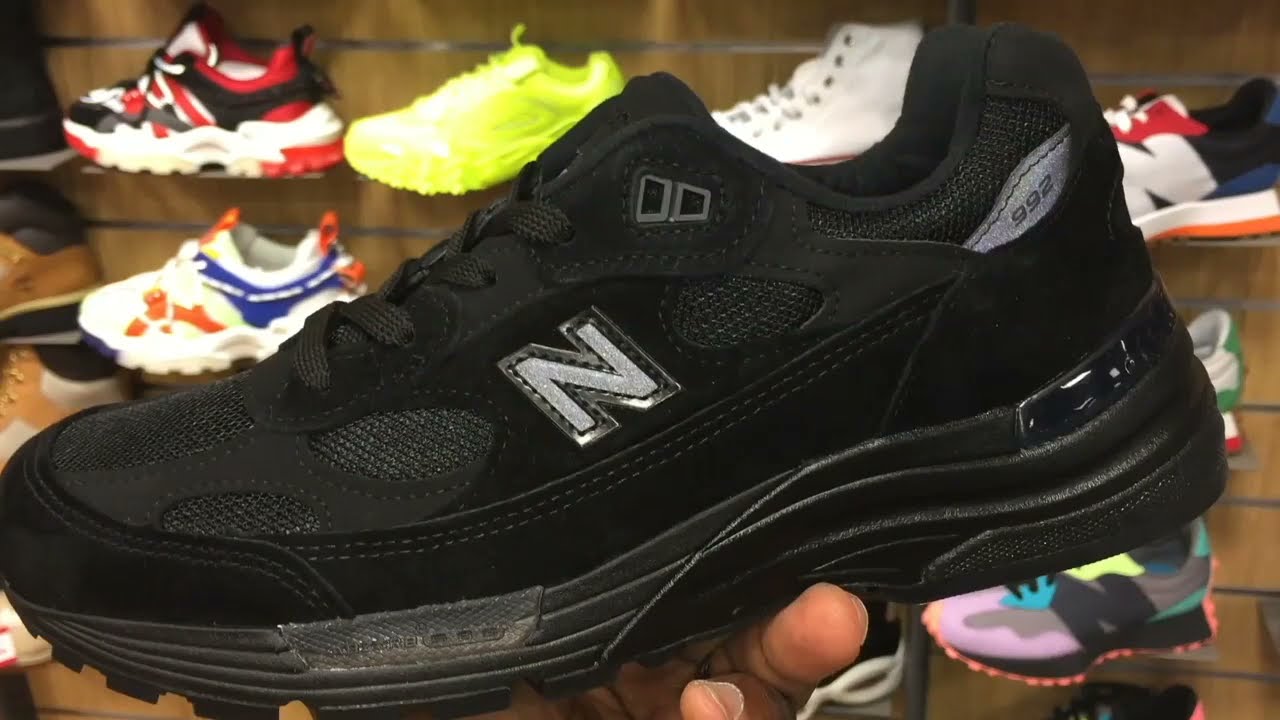 Quick Look At The Triple Black New Balance 992 & Where To Buy It