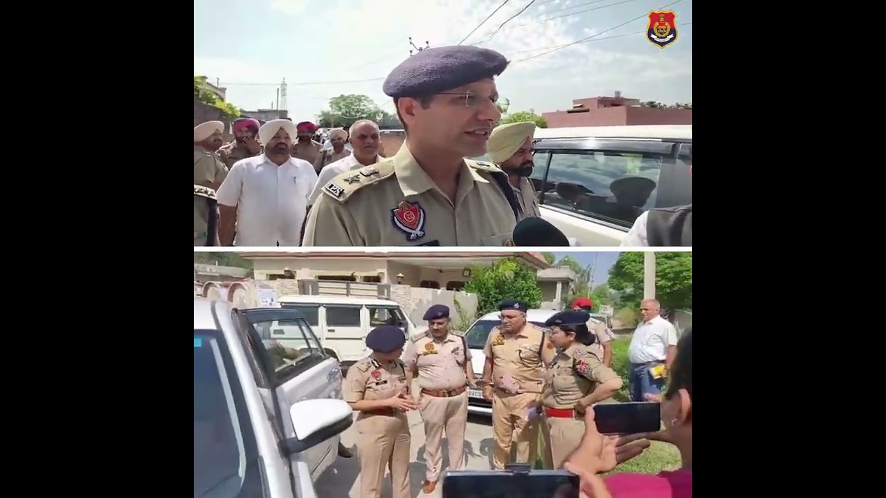 Hoshiarpur Police Launches Cordon & Search Operation Against Street-Level Criminals & Drug Peddlers