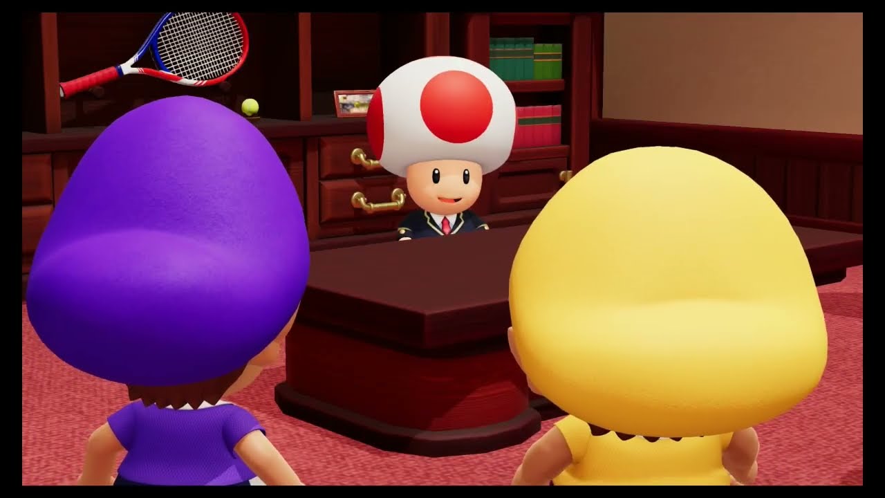 MARIO AND THE OTHERS ARE BABIES?! [MARIO TENNIS FEVER] GAMEPLAY