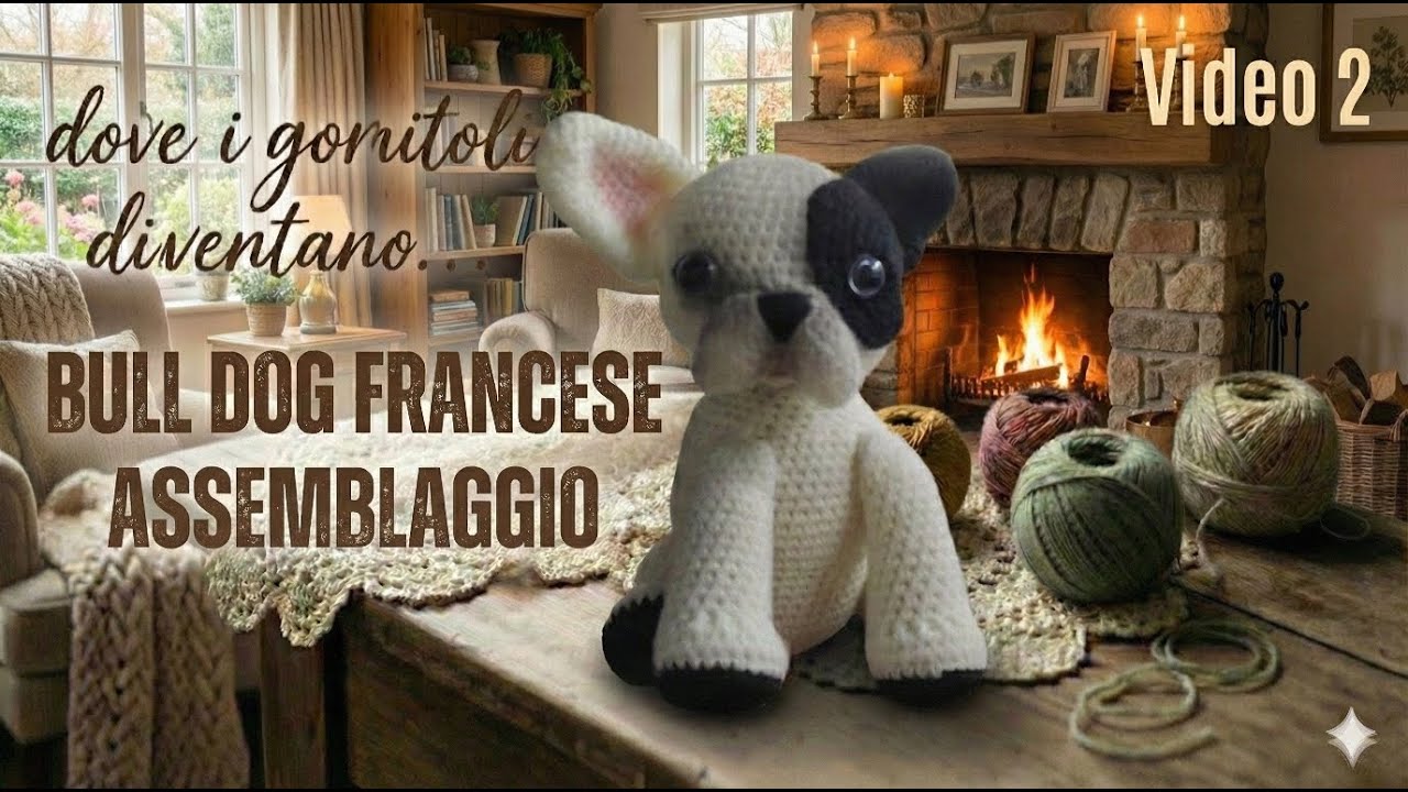 TUTORIAL AMIGURUMI BULLDOG FRANCESE: Come assemblare i pezzi 🐶 | Video 2