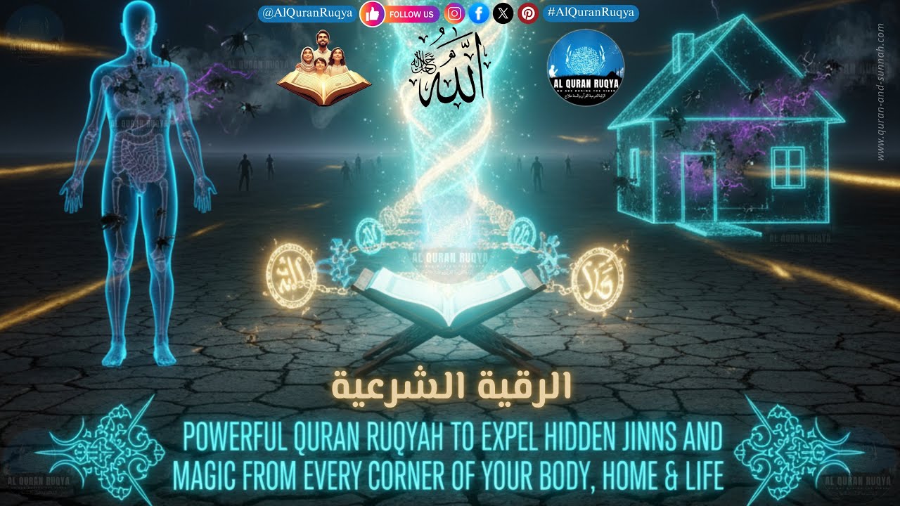 Powerful Quran Ruqyah to Expel Hidden Jinns and Magic from Every Corner of Your Body, Home & Life