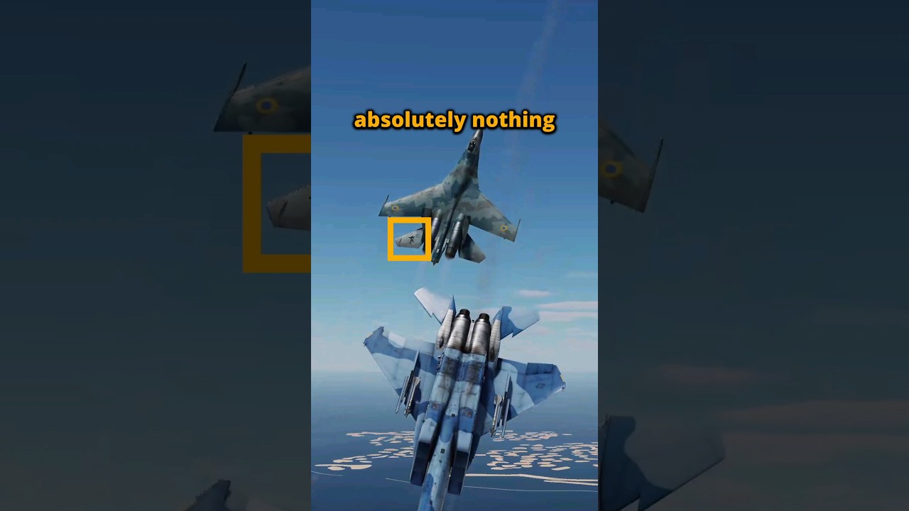 F-15 Gets Revenge on SU-27 Flanker #dcs #simulation