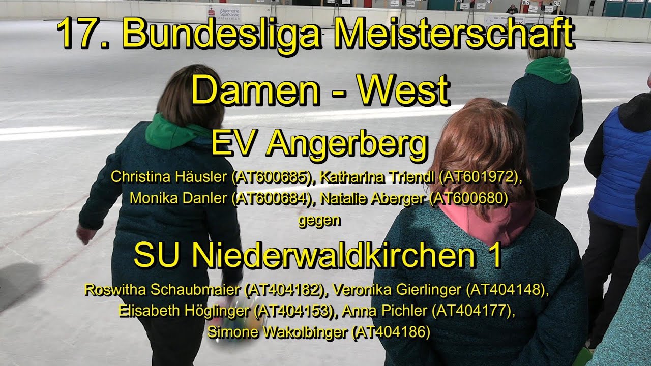 Damen West Winter Marchtrenk EC Angerberg gegen SU Niederwaldkirchen