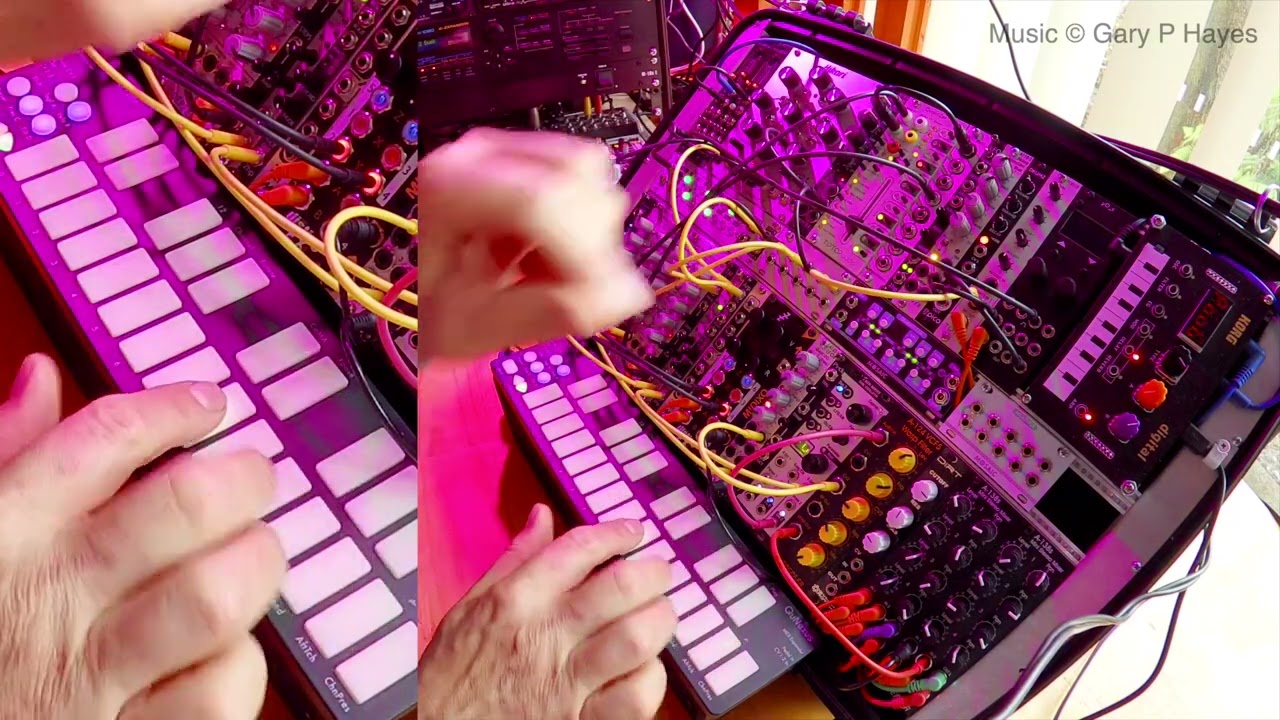 Modular Scene #10 ANGELS LANDING Impro #DistingEX Strymon #BlueSky #Eurorack #QuNexus #Hikari