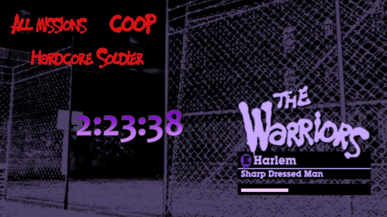 (WR) The Warriors All Missions Coop (Hardcore) 2:23:38
