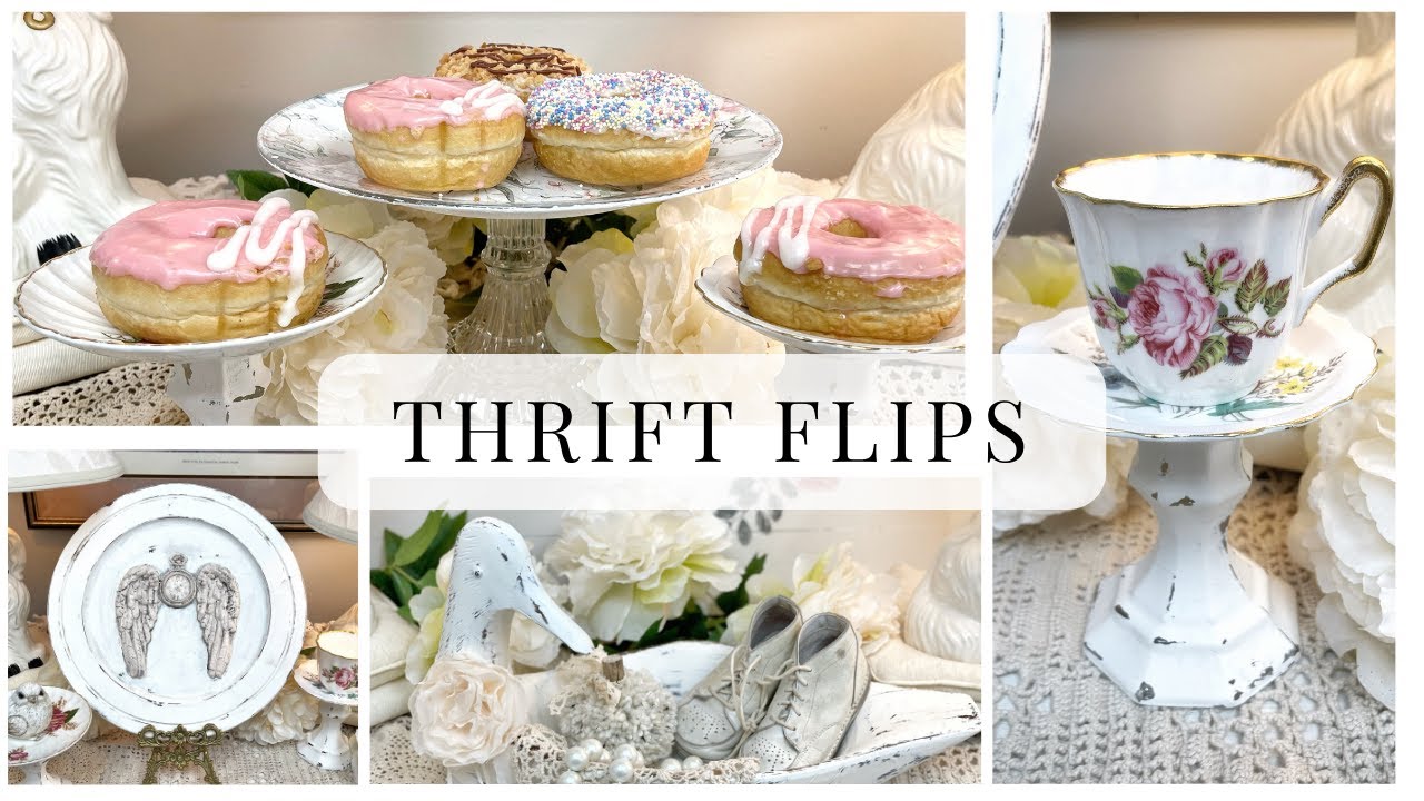 🌸 6  MUST SEE 🌸 Thrift Store Decor Ideas You'll Love 💕Shabby Chic, Trash To Treasure DIY Home Decor