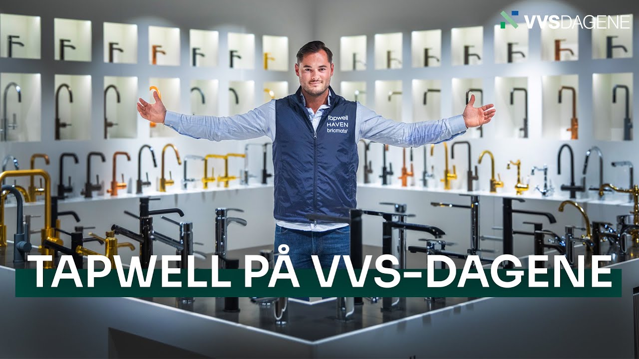Tapwell har alt til et harmonisk og komplett bad - VVS-dagene 2024