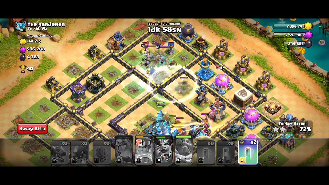 CLASH OF CLANS 18 BELEDİYE BİNASİ COK KRTİK 3 YİLDİZ ABONE OLUN
