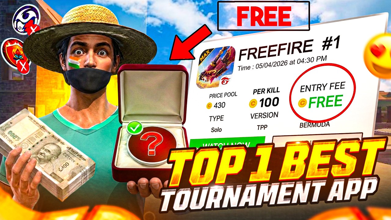 Top 1 Best Tournament Apps 💰🔥 | Entry ₹0 🤯 ₹10 Per Kill 🤑 | Best Free Tournament Apps 😍