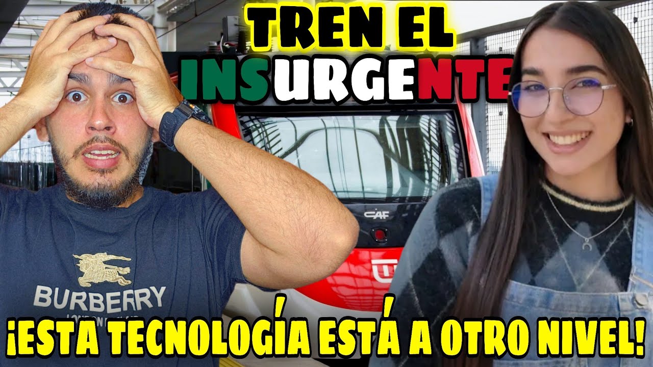 RESIDENTE CUBANA🇨🇺 en MÉXICO VIAJA en el TREN INSURGENTE🚈 y se QUEDA PERPLEJA😱 con la MODERNIDAD