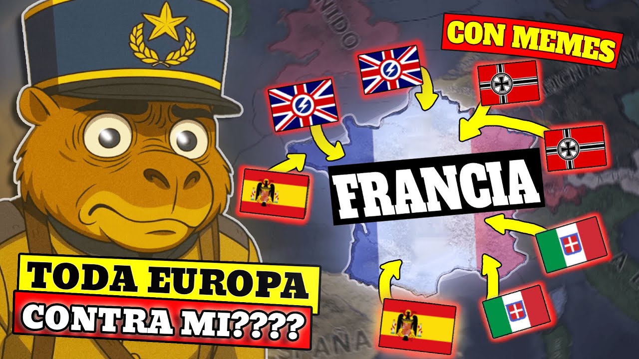 EUROPA HA CAIDO 💀, ¿Podré salvarla con FRANCIA?, HOI4 WW2.
