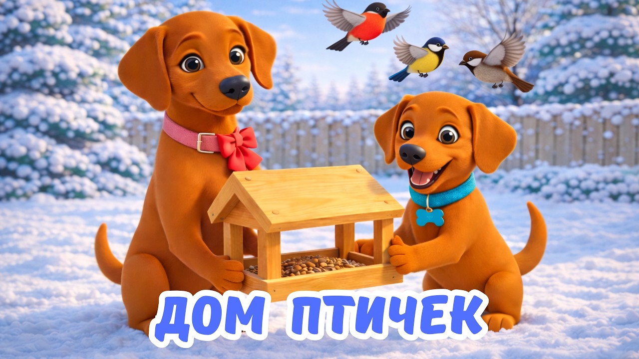 Добрая песенка про домик для птичек