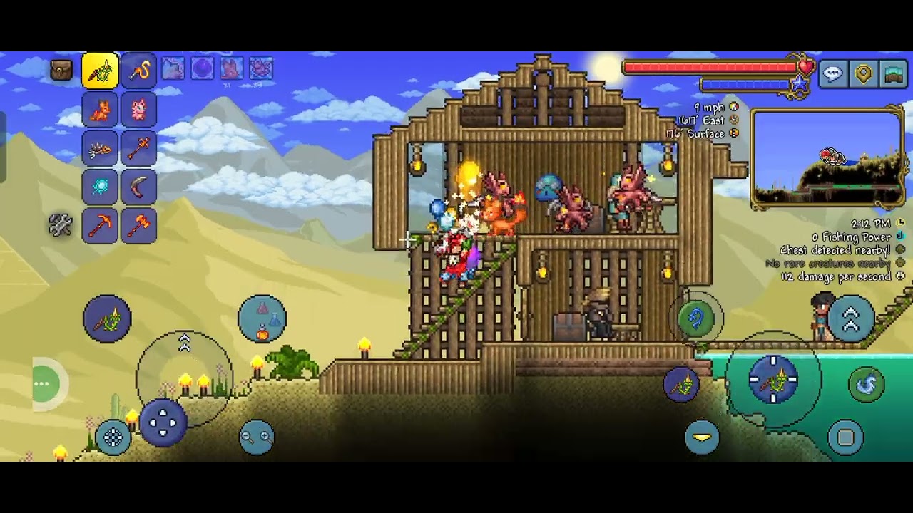 Ep11 | Entering Dungeon | Terraria Mobile Gameplay | Expert Mode