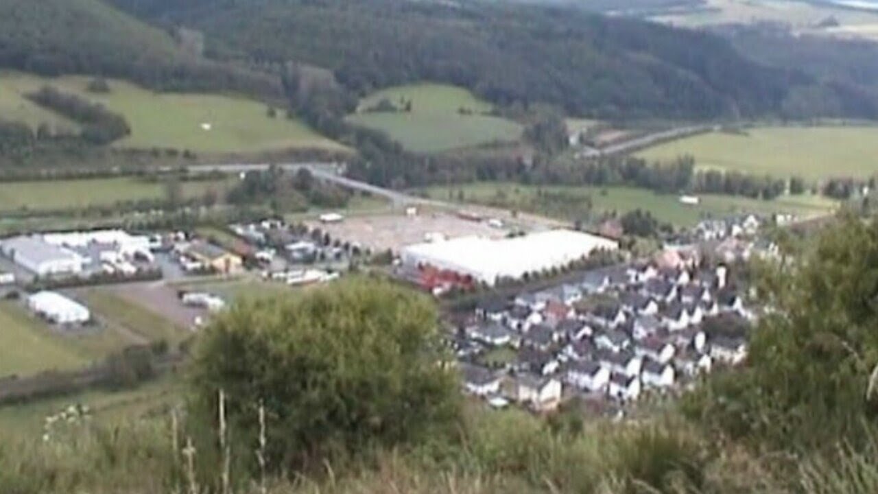 Kirn-Sulzbach 1994: Die Wässerung vom Steinbruch aus gefilmt
